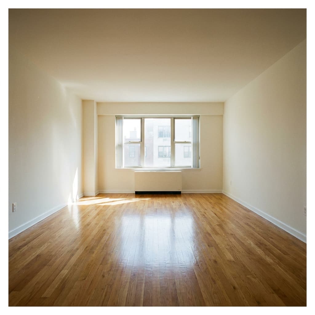 A unit fully cleared out and swept, ready to re-list